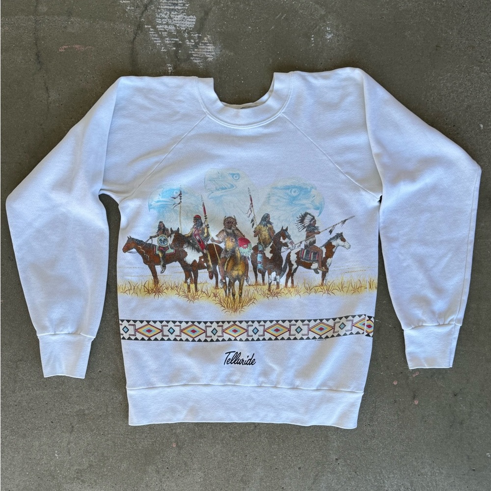 Vintage 1991 Native American Telluride, CO crewneck sweater